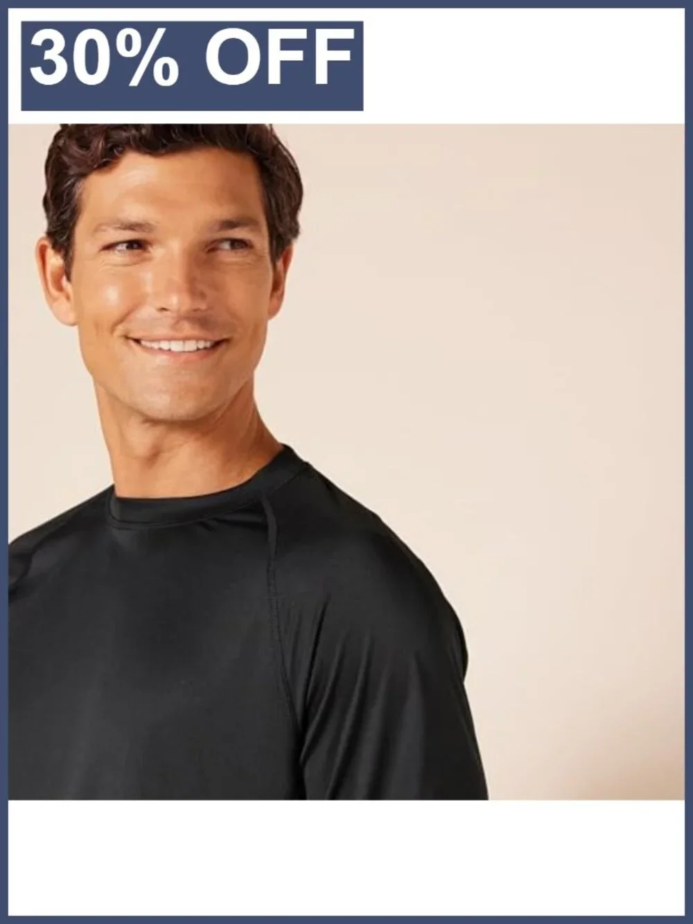 Men's Quick-Dry UPF 50 Swim Tee Slim Fit Short Sleeve